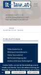Mobile Screenshot of it-law.at