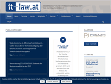 Tablet Screenshot of it-law.at